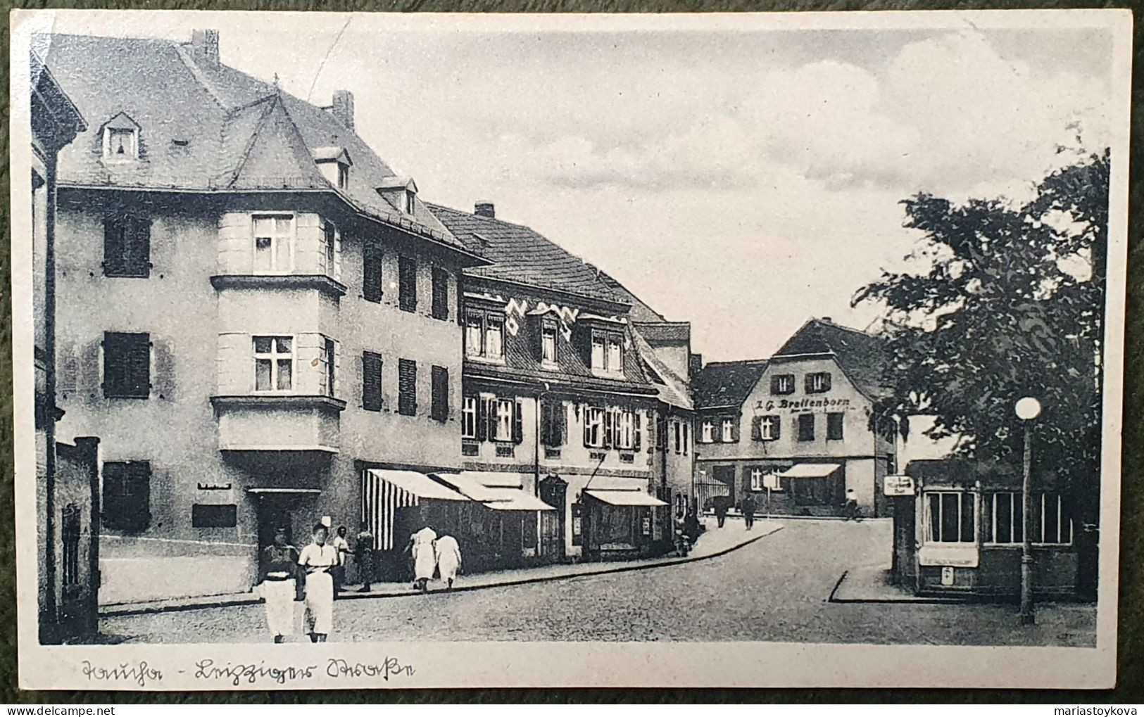 1943. Taucha. Leipziger Strasse. - Taucha