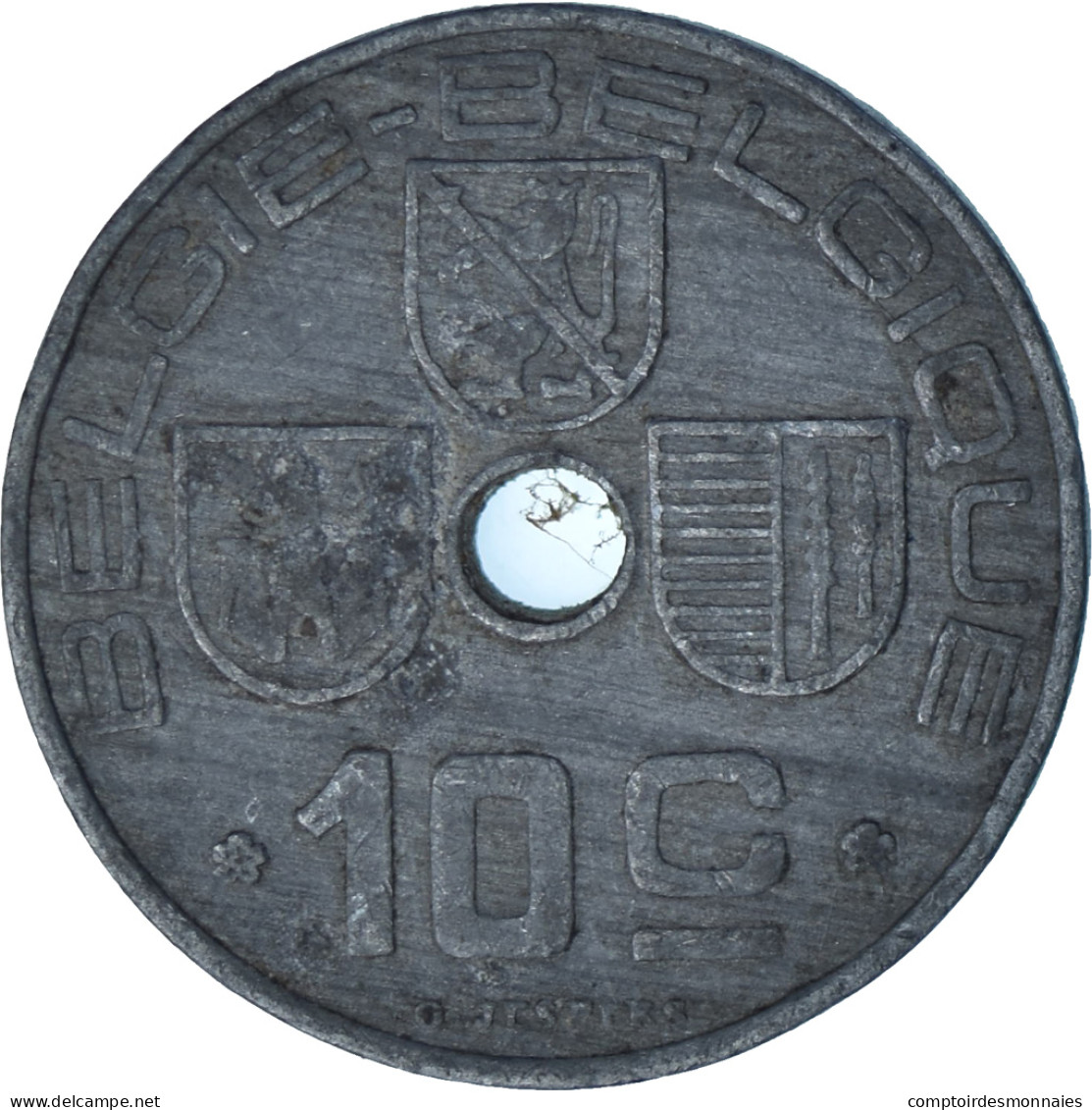 Belgique, 10 Centimes, 1946 - 10 Cent & 25 Cent