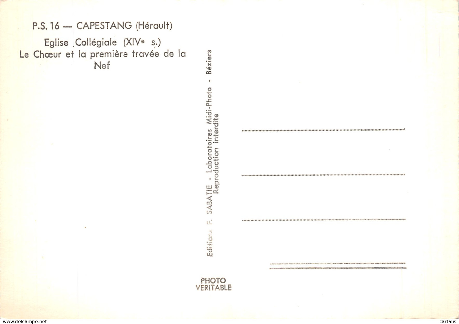 34-CAPESTANG-N° 4410-A/0227 - Capestang