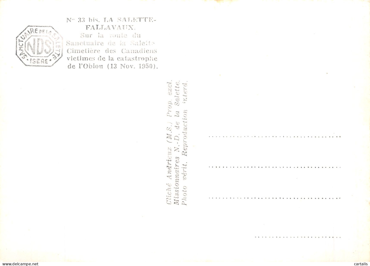 38-LA SALETTE-N° 4411-D/0363 - La Salette
