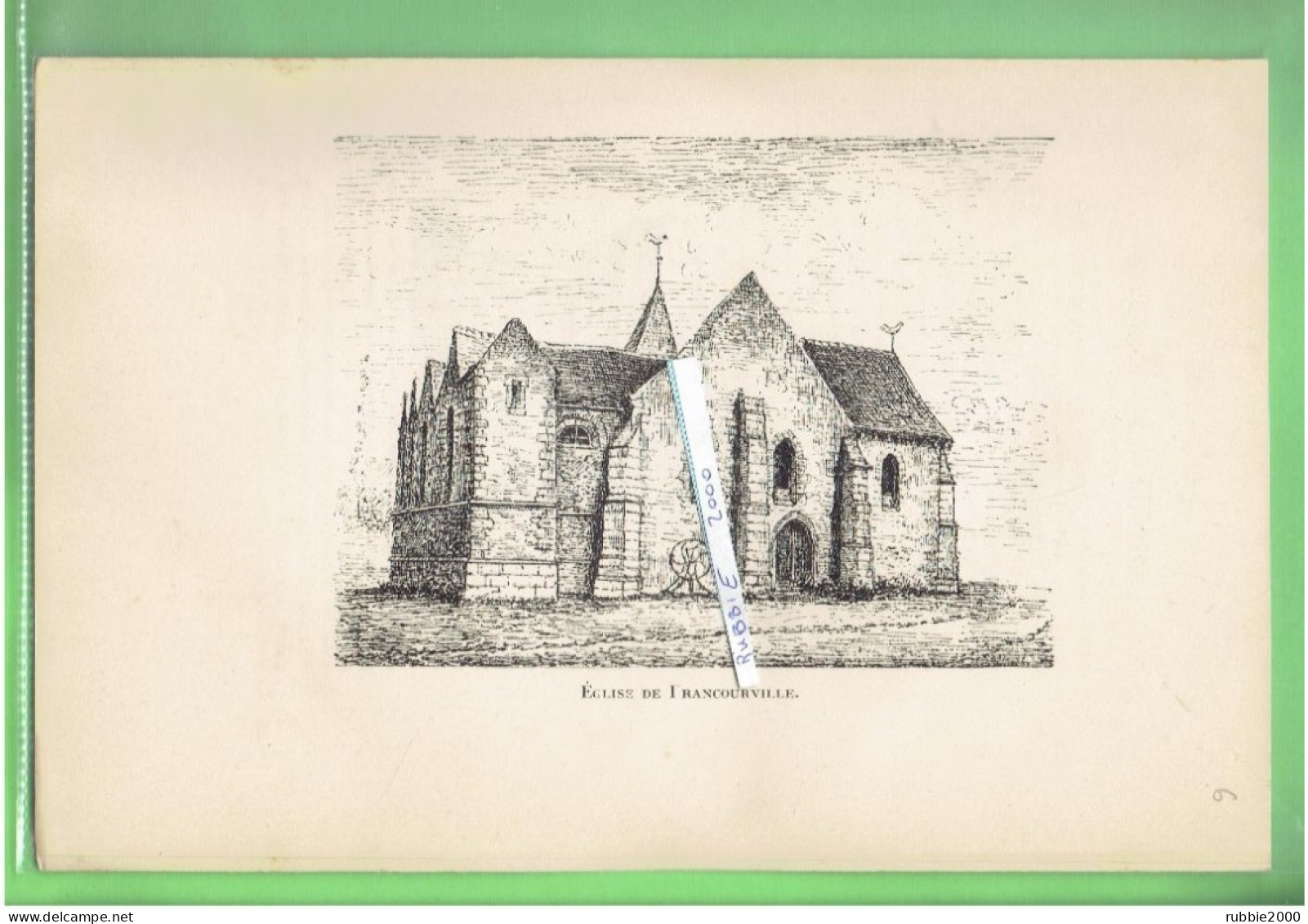 1897 EGLISE DE FRANCOURVILLE EURE ET LOIR - Centre - Val De Loire