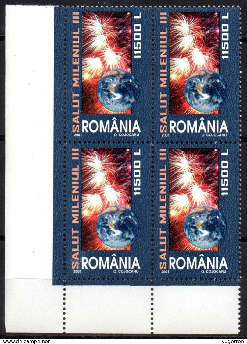 ROMANIA 2001 - 4v - MNH - Advent Of The 3rd Millennium - Tercer Milenio - 3e Millénaire - 3. Jahrtausend - 3° Millennio - Sonstige & Ohne Zuordnung