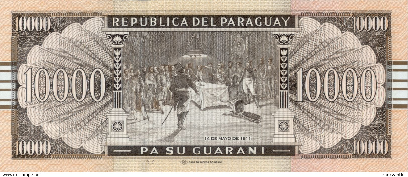 Paraguay P-224d 10000 Guaranies 2010 UNC - Paraguay