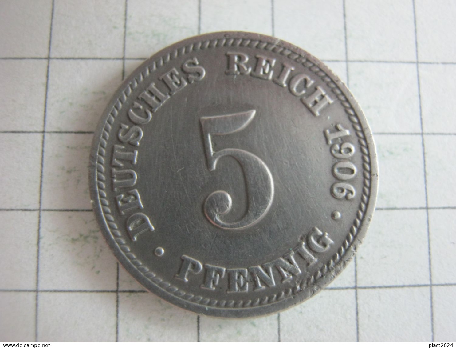 Germany 5 Pfennig 1906 D - 5 Pfennig