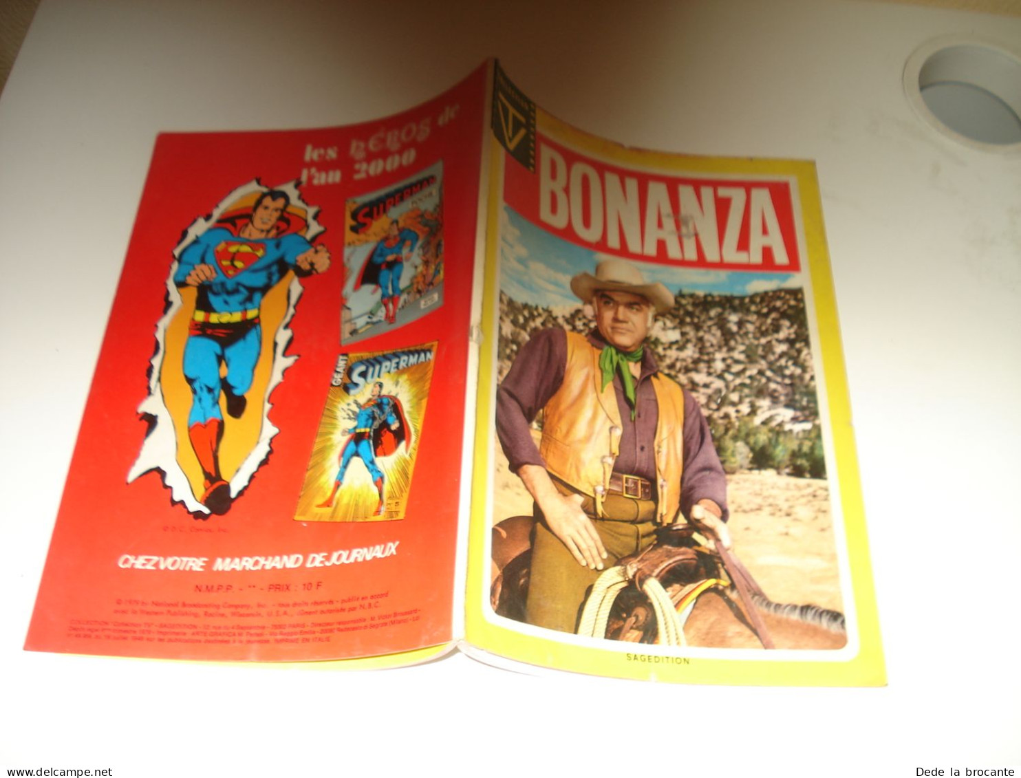 C55 ( 1 ) / Collection TV  " Bonanza "  - Sagédition - E.O De 1979  TBE - Andere & Zonder Classificatie