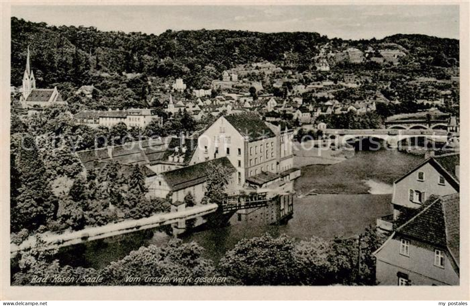 73822355 Bad Koesen Blick Vom Gradierwerk Bad Koesen - Bad Kösen