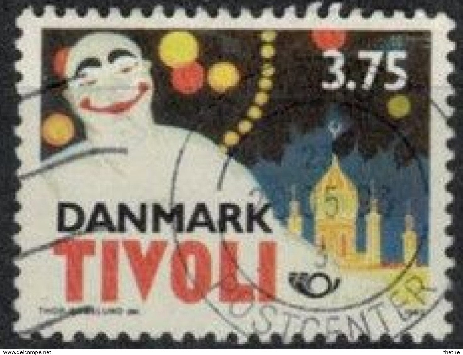 DANEMARK - NORDEN 150 Ans Tivoli, « Pierrot » - Gebraucht