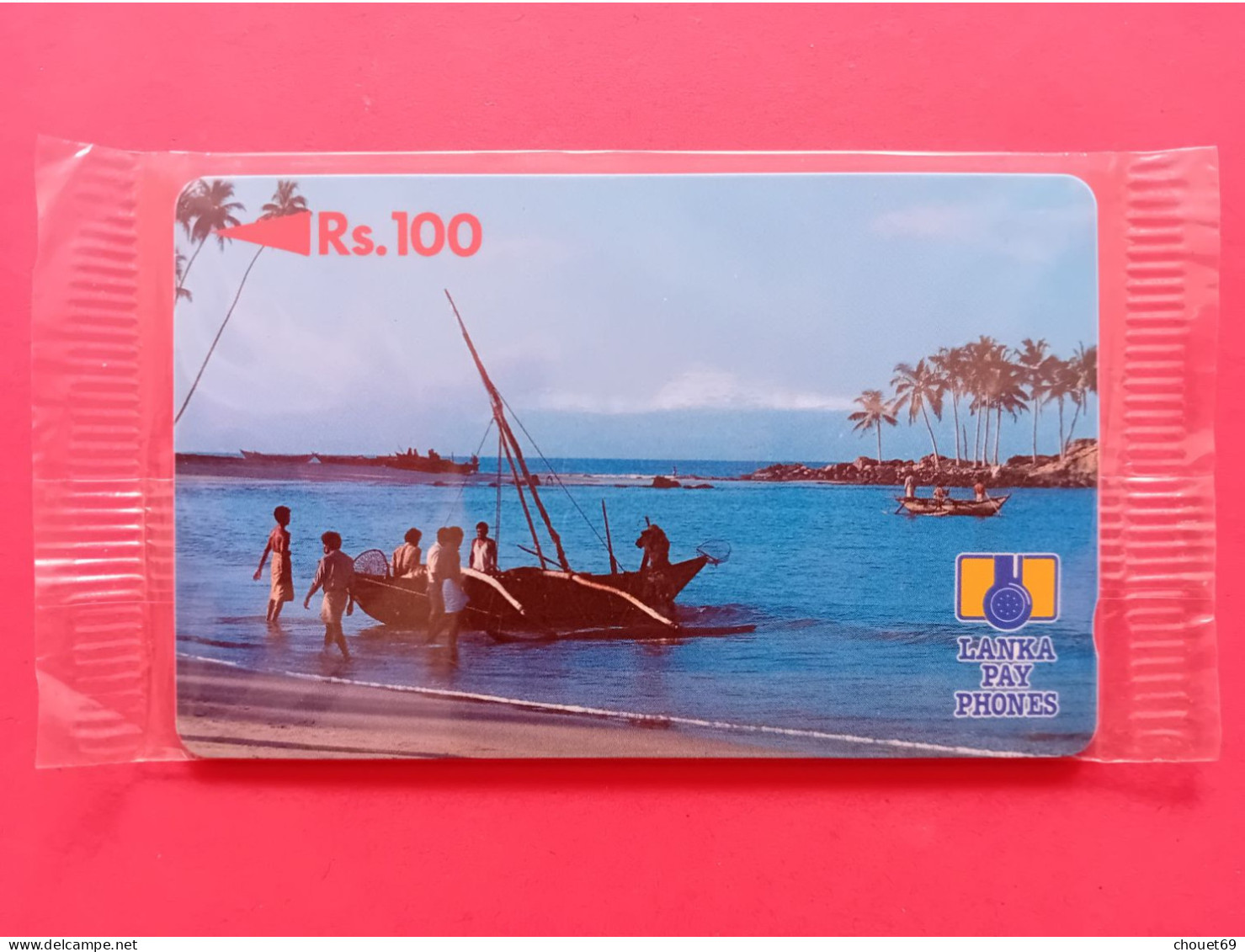 SRI LANKA GPT Rs 100 Fishing Boat Reverse B In Corner 2SRLB MINT NEUVE (TS0320 - Sri Lanka (Ceylon)