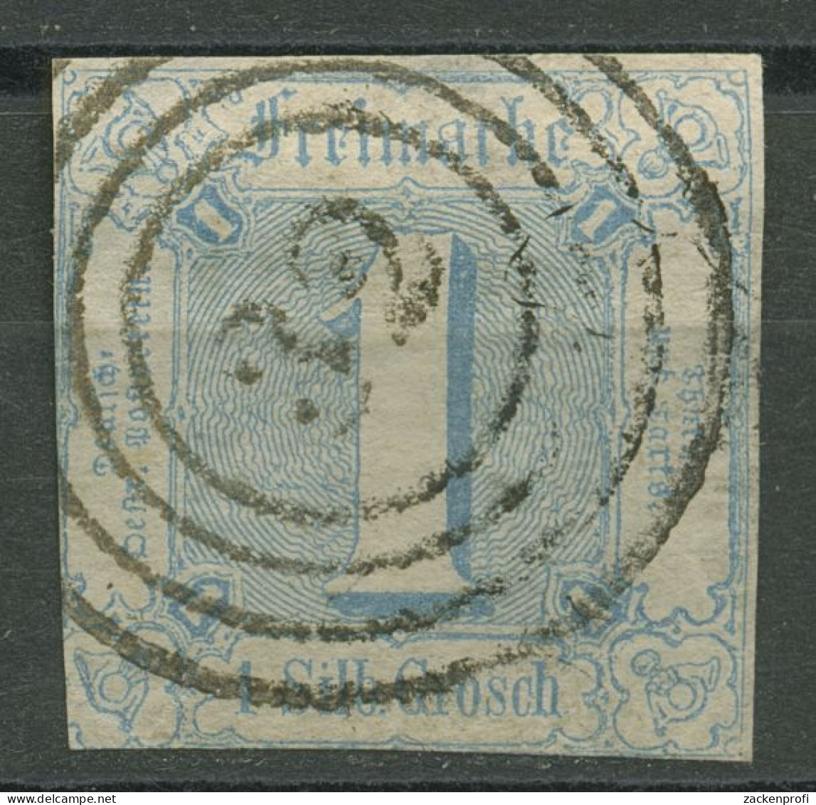 Thurn Und Taxis 1859/61 1 Silbergroschen 15 Gestempelt, Kl. Fehler - Other & Unclassified