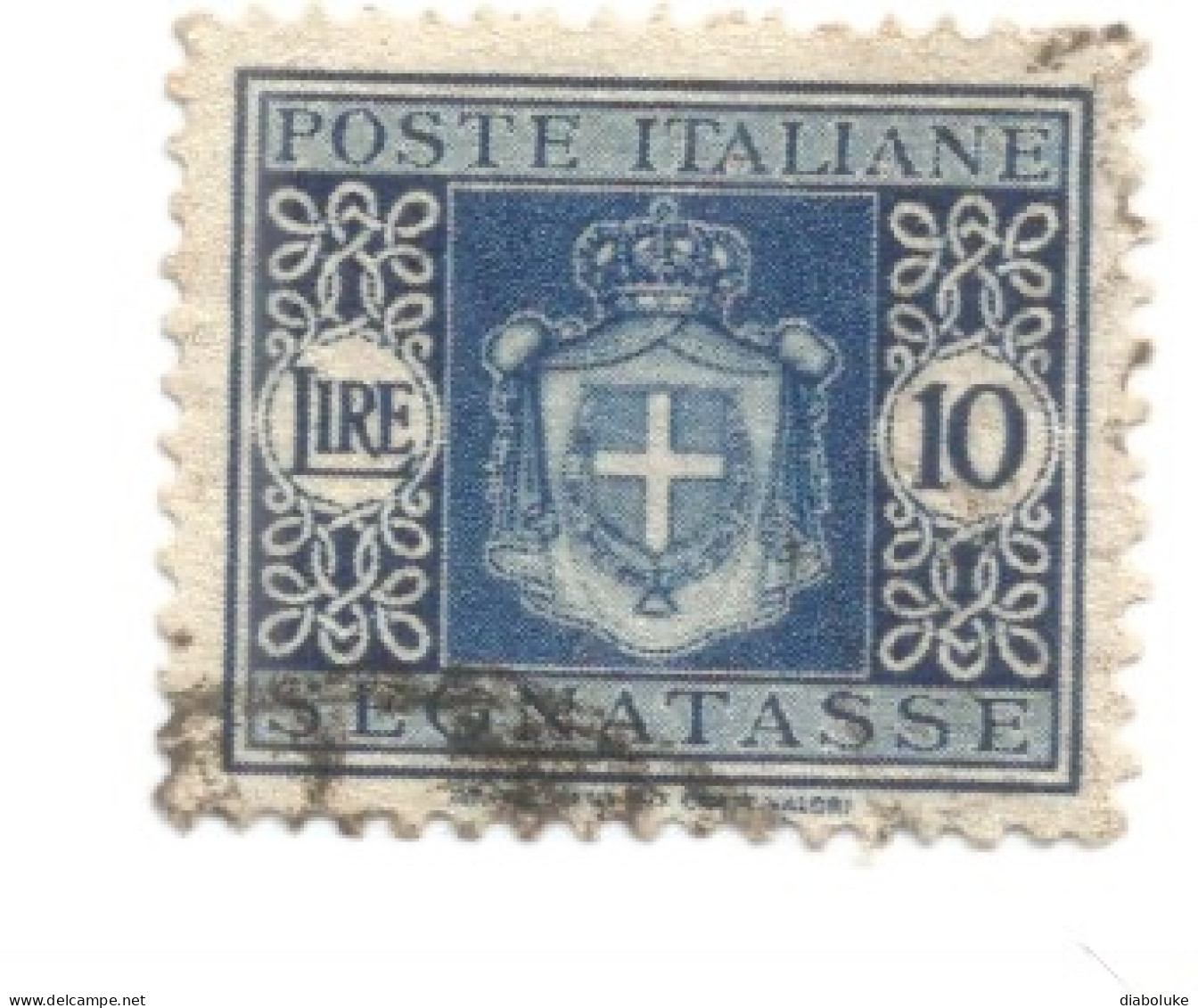 (REGNO D'ITALIA) 1945, SEGNATASSE, STEMMA SENZA FASCI - 2 Francobolli Usati - Postage Due