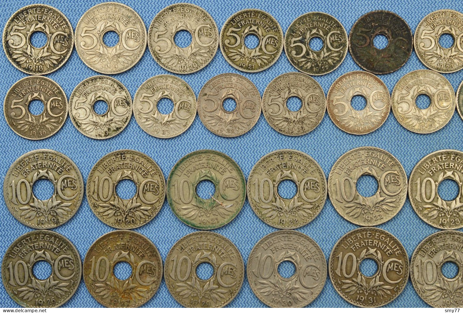 France • Lot Lindauer 62x • All Different • 5 10 25 Centimes • See Details And Pictures • Mostly In High Grade • [24-680 - Other & Unclassified