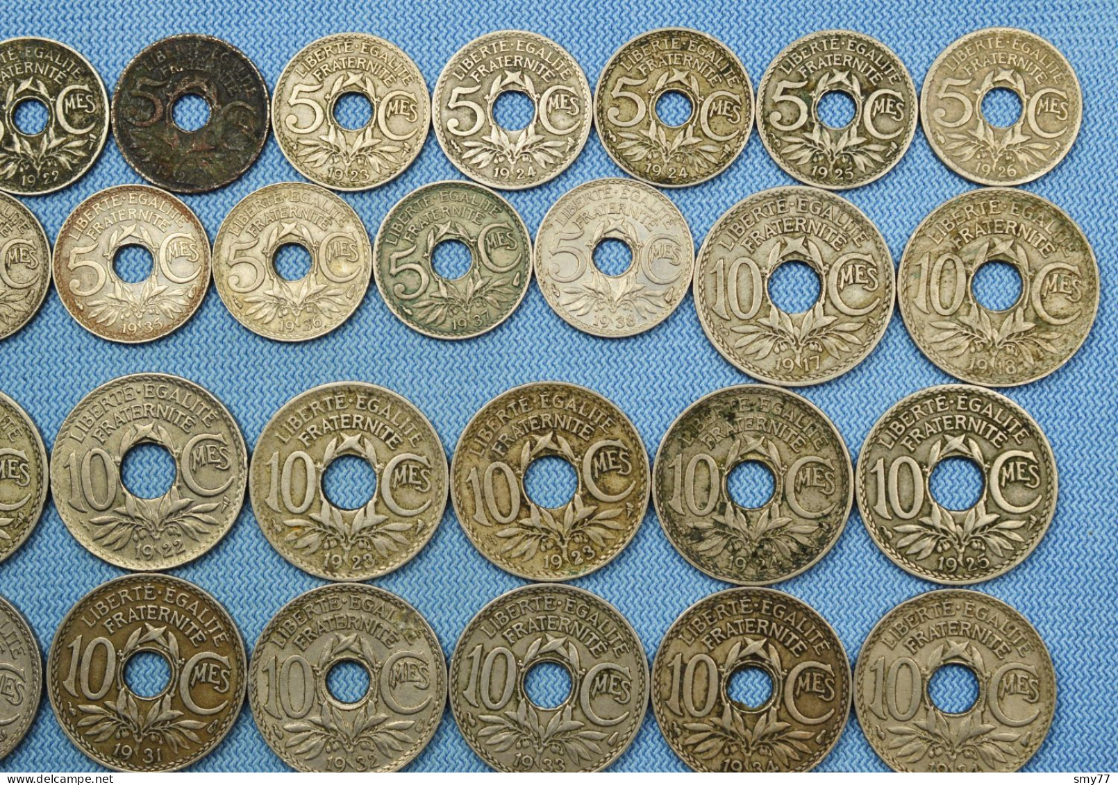 France • Lot Lindauer 62x • All Different • 5 10 25 Centimes • See Details And Pictures • Mostly In High Grade • [24-680 - Andere & Zonder Classificatie