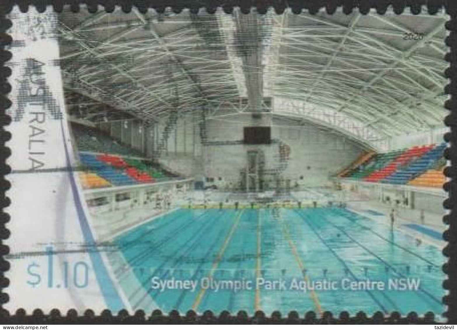 AUSTRALIA - USED 2020 $1.10 Sports Stadiums - Sydney Aquatic Center, New South Wales - Usados