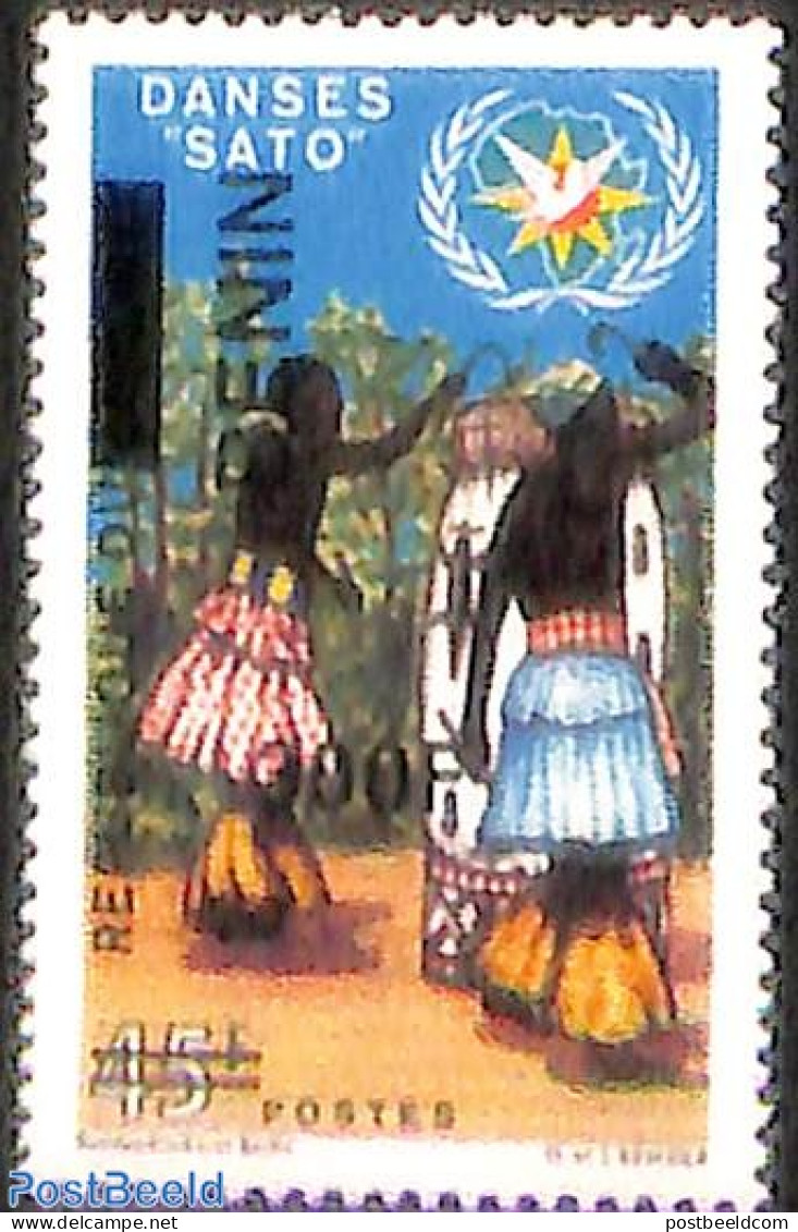 Benin 2008 Sato Dance, Overprint, Mint NH, History - Performance Art - Native People - Dance & Ballet - Unused Stamps