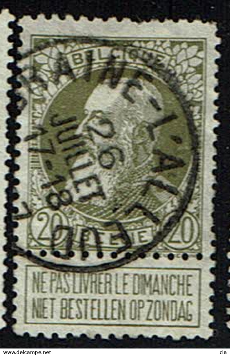 75  Obl   Braine-L'Alleud  + 3 - 1905 Breiter Bart