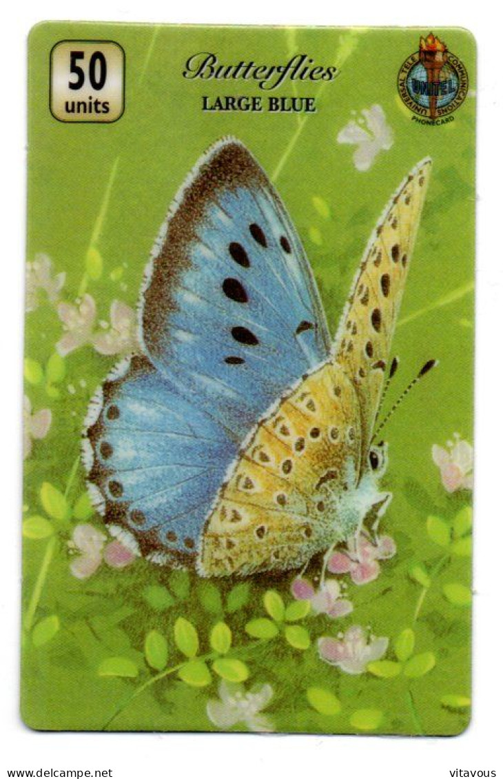 Papillon Butterflies Peacock Butterfly Télécarte Angleterre Royaume-Unis Phonecard (K 263) - Collections