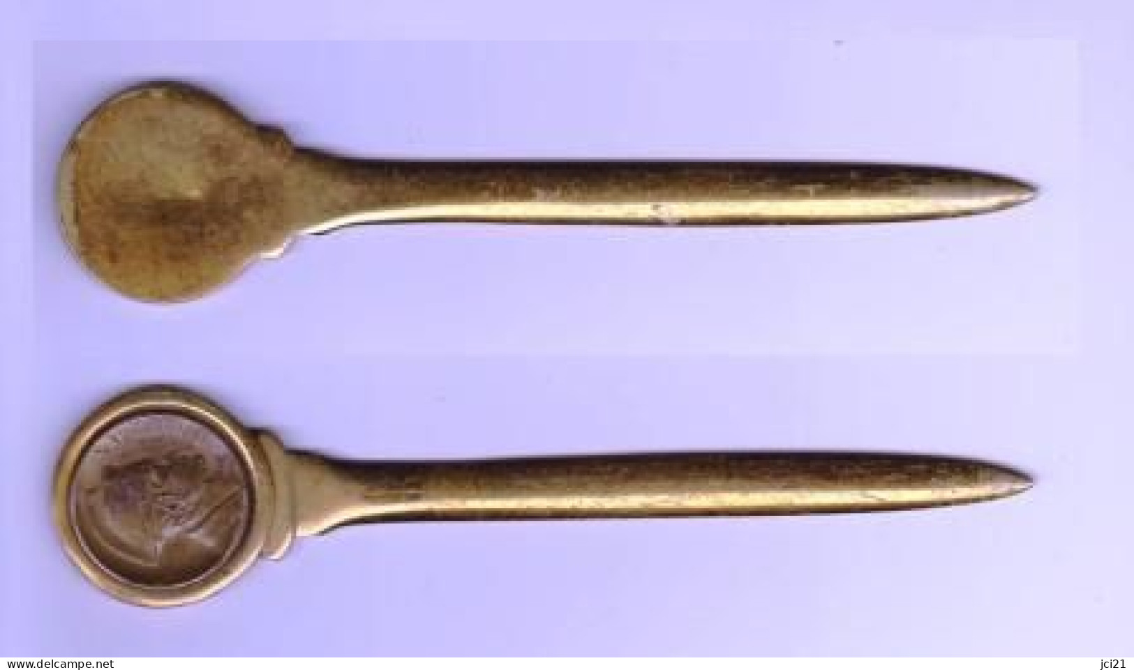 Ouvre Lettre Coupe Papier NAPOLEON 1er Bronze Chantilly Médaille De Louis RAULT [Bte Stylo] (_Di386) - Letter-opener