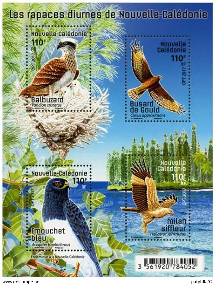 Timbre Nlle-Calédonie N° F1307 Neuf** MNH Luxe "Rapaces Diurnes De Nouvelle-Calédonie". - Unused Stamps