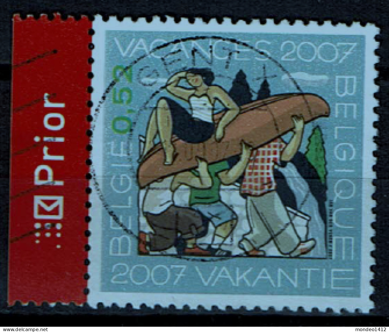 België OBP 3668 - Summer Stamps Kayaks - Centrale Stempel - Used Stamps