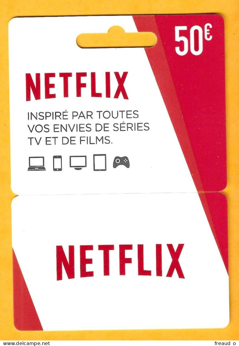 Carte Cadeau NETFLIX 50€ - 1114 - - Gift Cards