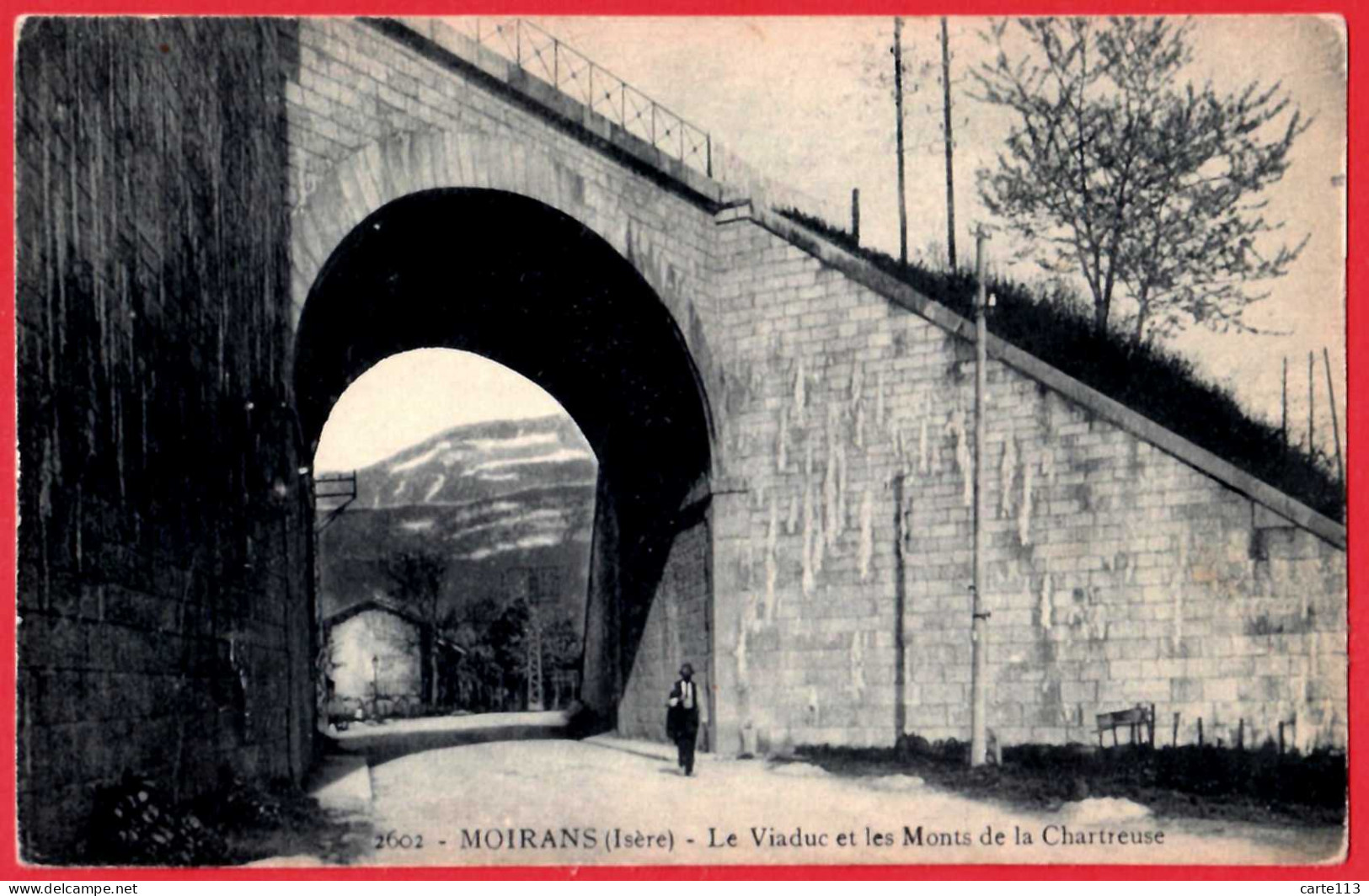 38 - B28574CPA - MOIRANS - Le Viaduc Et Les Monts De La Chartreuse - Très Bon état - ISERE - Moirans