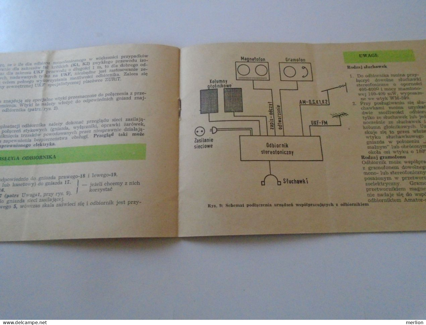 D202254    UNITRA DIORA  Amator Stereo Radio - booklet  Polska Poland