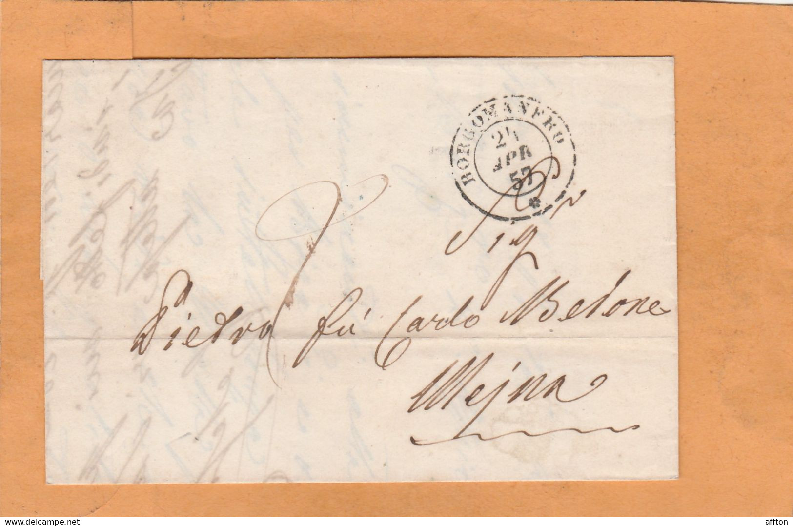 Italy Old Cover Mailed - Non Classés