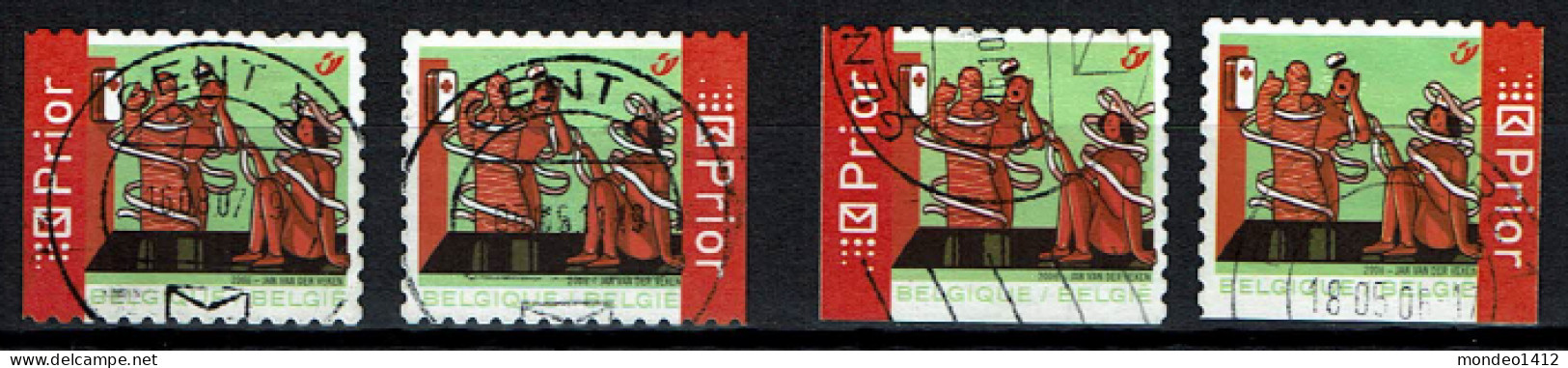België OBP 3526 - Red Cross Charity Rode Kruis Croix Rouge Complete - Used Stamps