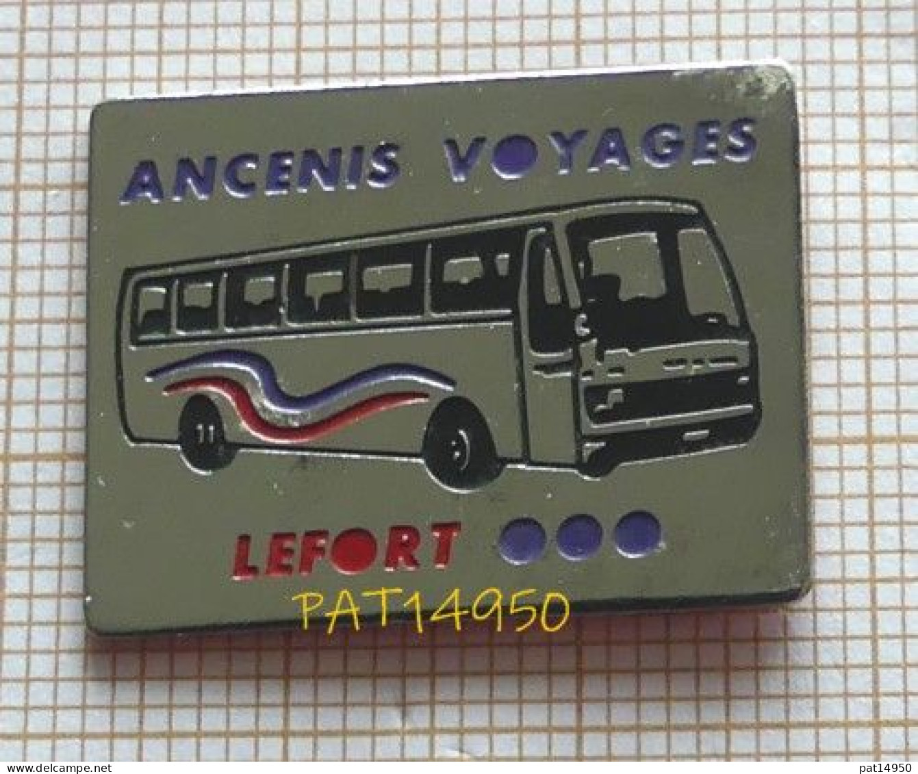 PAT14950 AUTOCAR ANCENIS VOYAGES LEFORT Dpt 44 LOIRE ATLANTIQUE - Transport