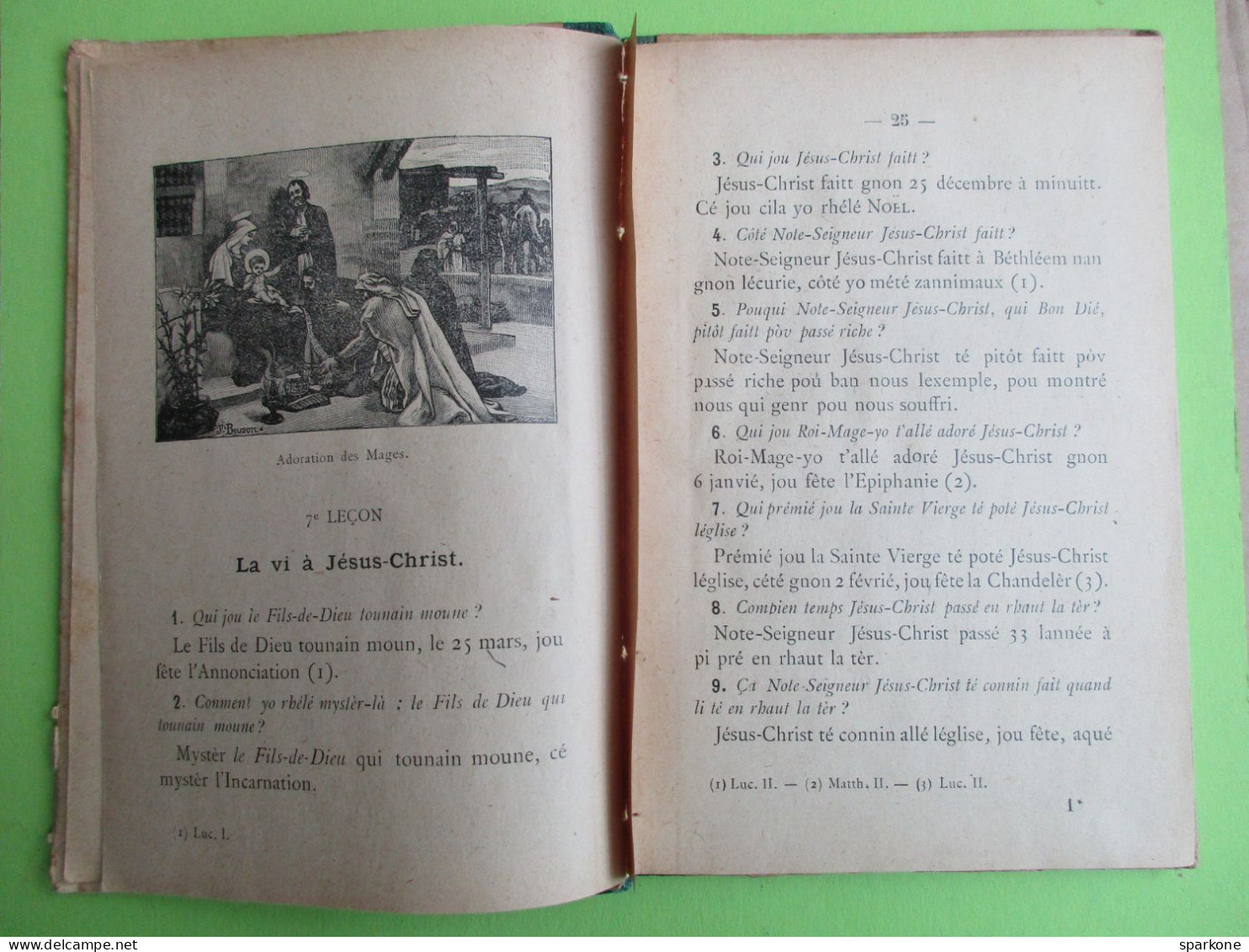 Catéchisme Créole (Monseigneur François-Martin Kersuzan) éditions Lafolye - Cultural