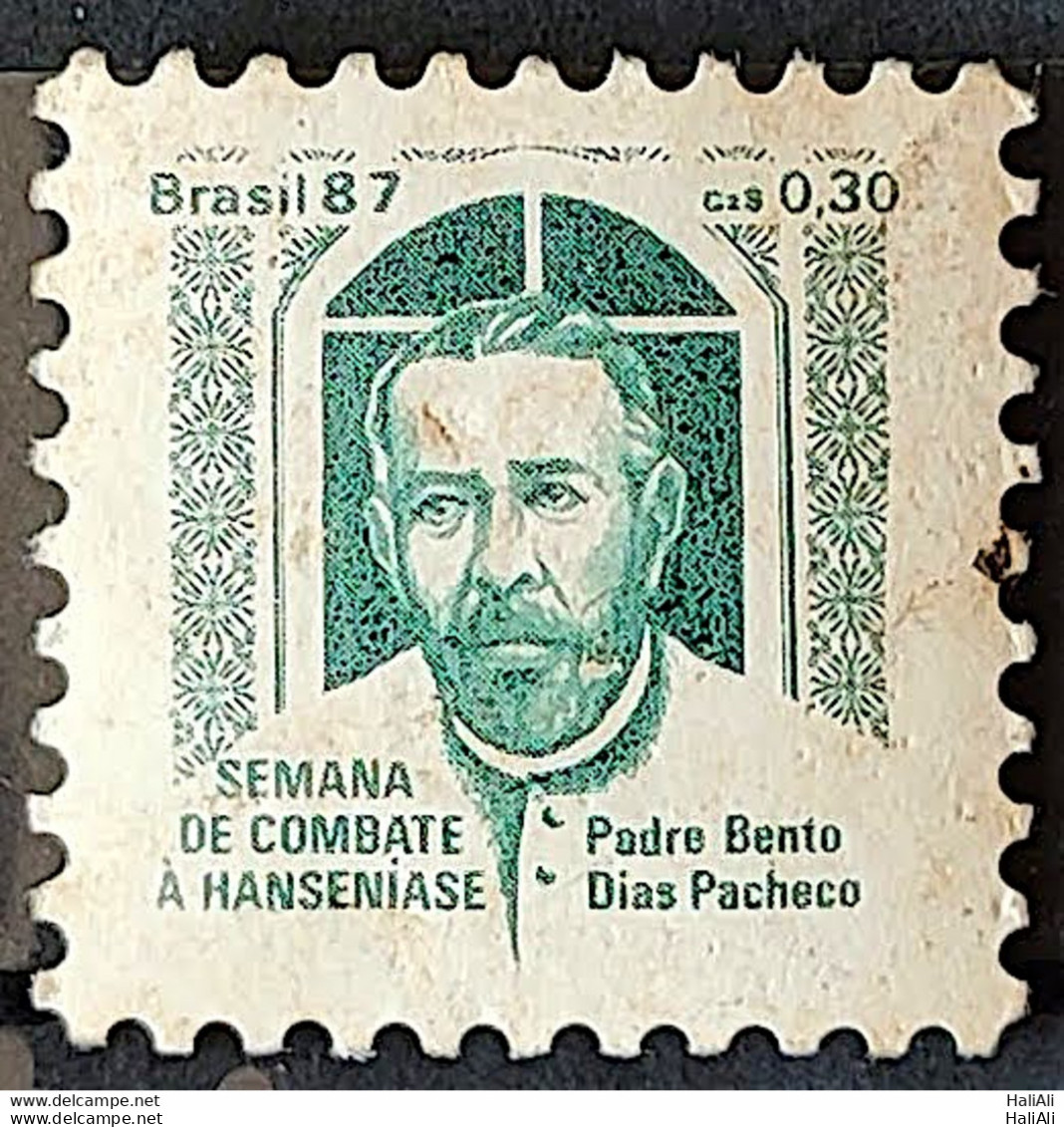 C 1566 Brazil Stamp Combat Against Hansen Hanseniasse Health Father Bento Religion 1987 H24 Circulated 1 - Oblitérés