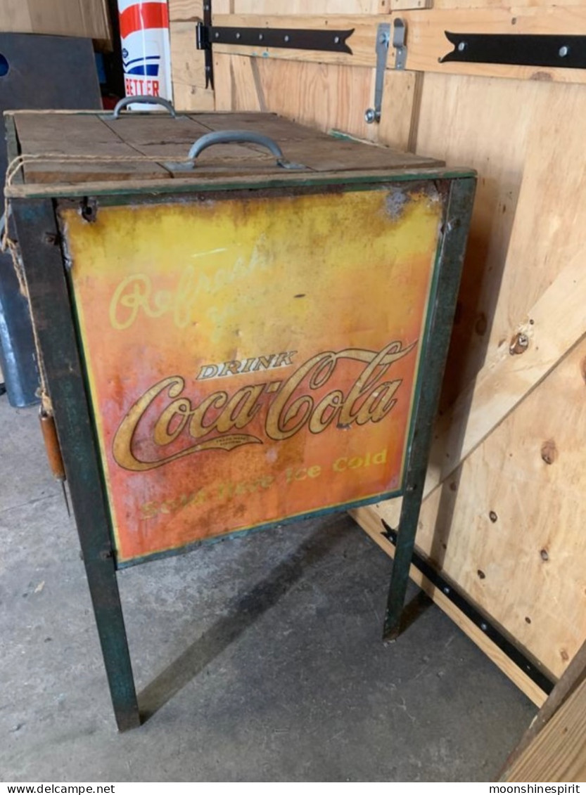 Cooler Coca cola Canadian 1920 / Glacière coca cola canadienne 1920