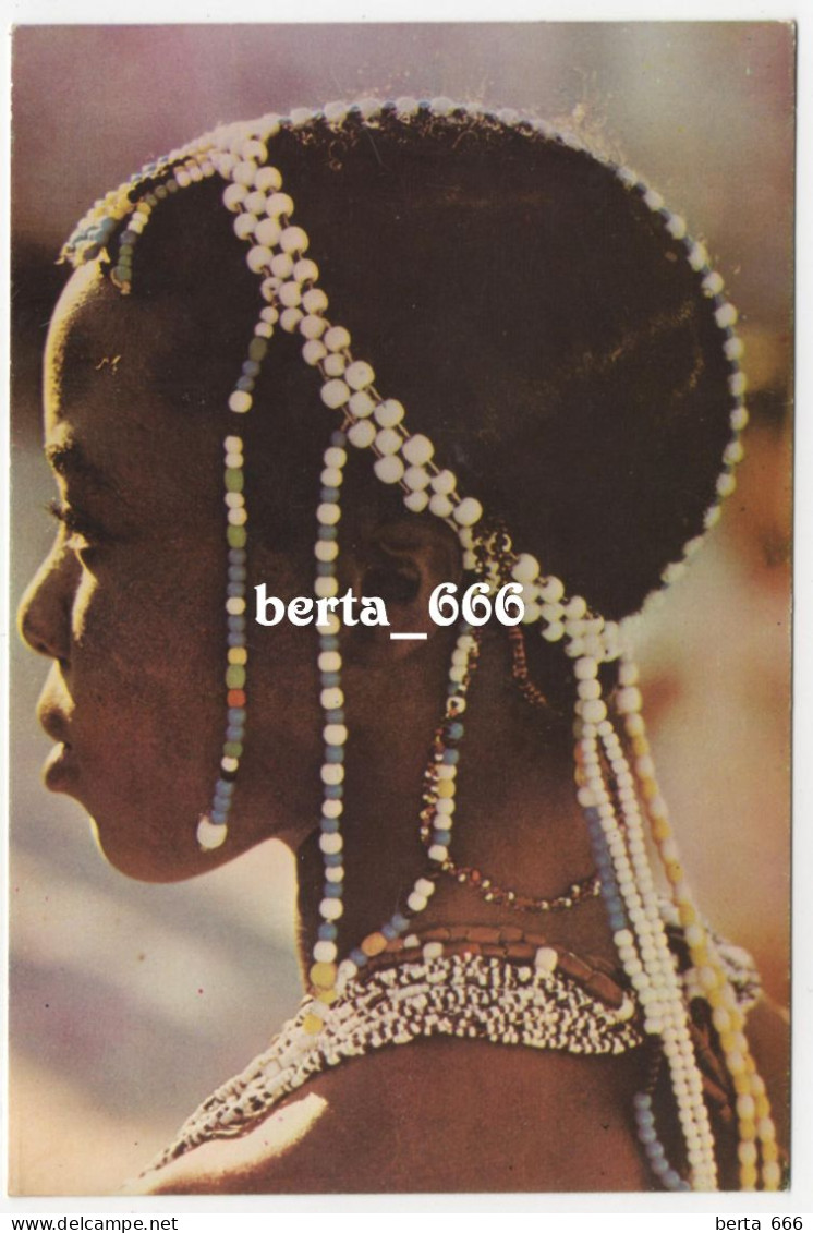 Angola Mumuila Tribe Young Woman Face Profile - Africa