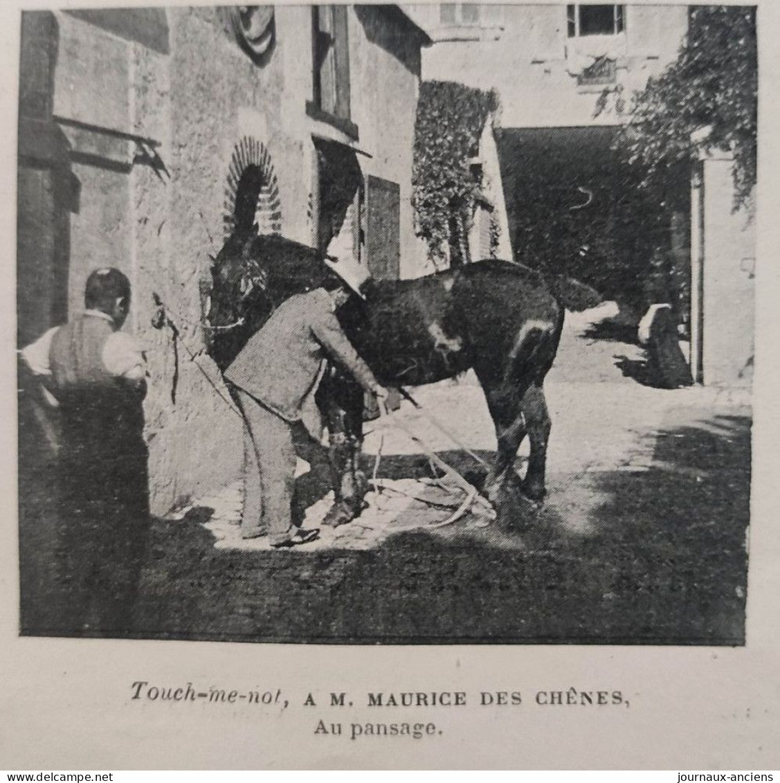 1899 AU CONCOURS HIPPIQUE DE PARIS - COMTE DE BÉTHUNE SULLY - VICOMTE LOUIS D'AVRINCOURT - LA VIE AU GRAND AIR - Revues Anciennes - Avant 1900