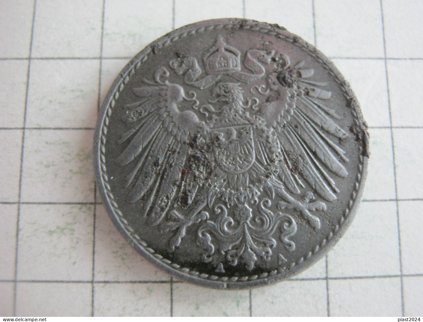 Germany 5 Pfennig 1916 A - 5 Pfennig