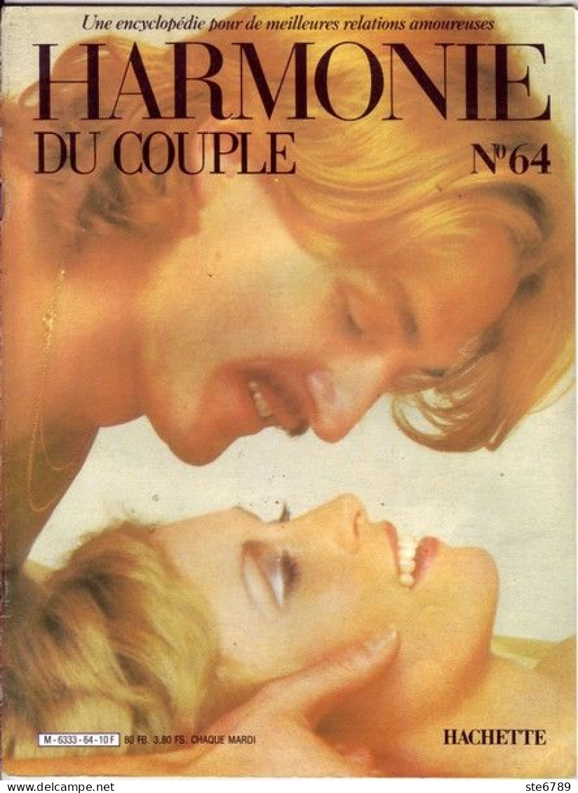 HARMONIE DU COUPLE N° 64  Relations Amoureuses , Positions , Sexe Et Santé Hommes Femmes - Other & Unclassified