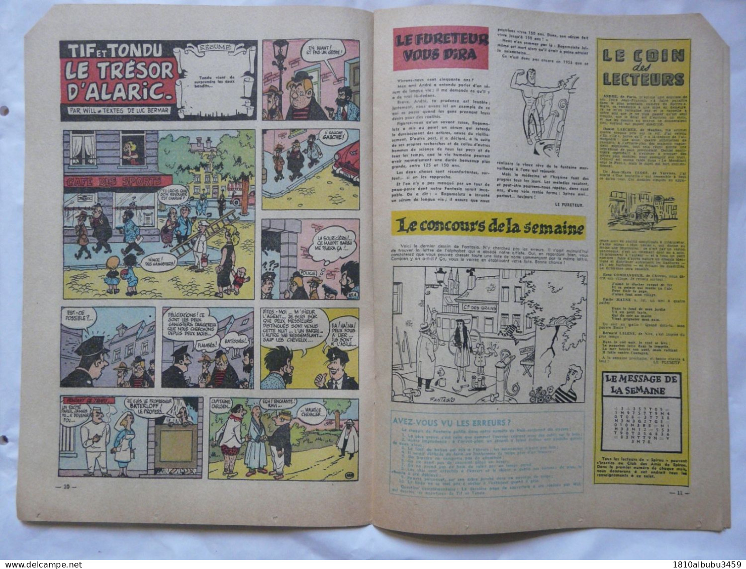 SPIROU N°769 - 1953 - Spirou Et Fantasio