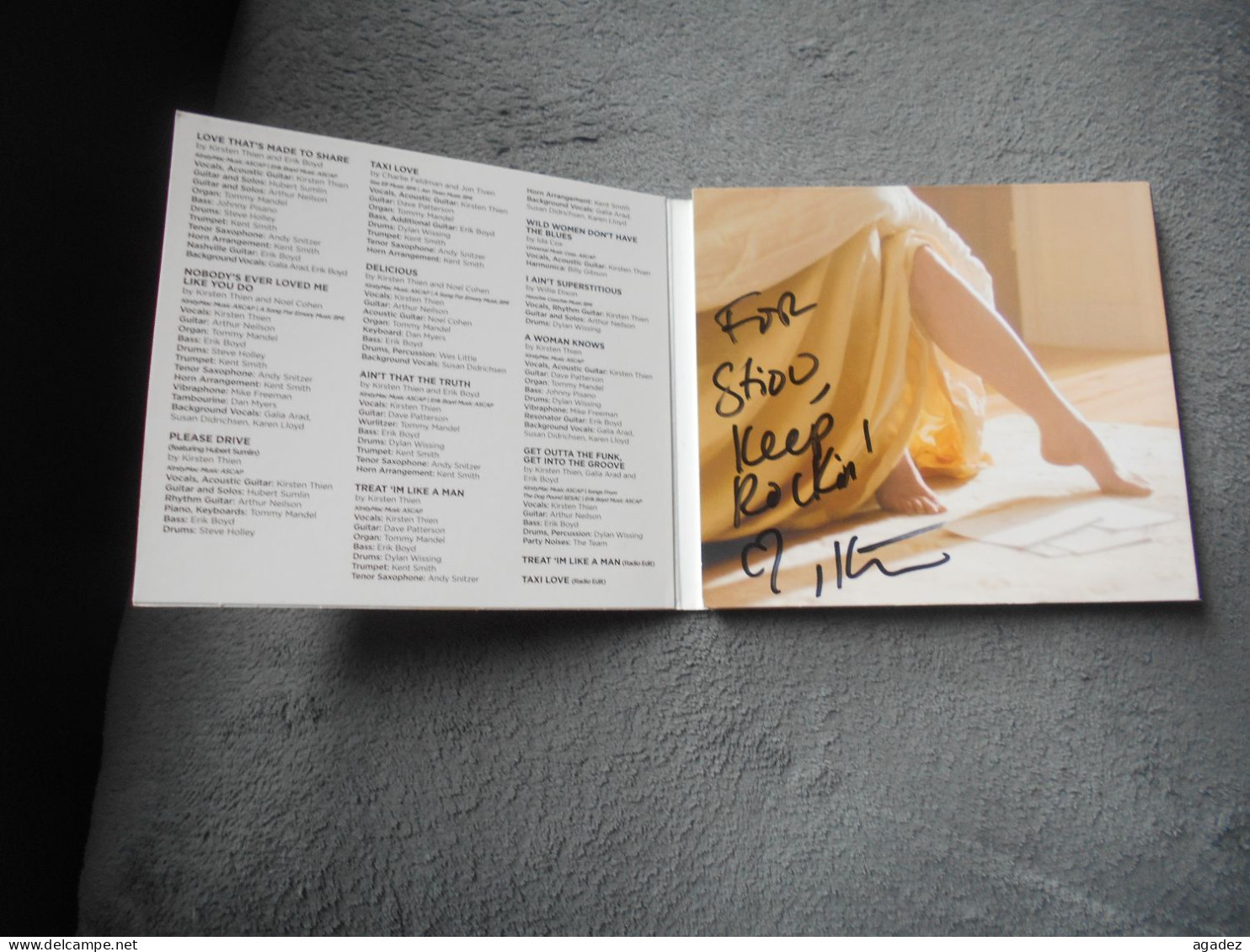 Cd Kirsten Thien Dedicacé Delicious - Collector's Editions