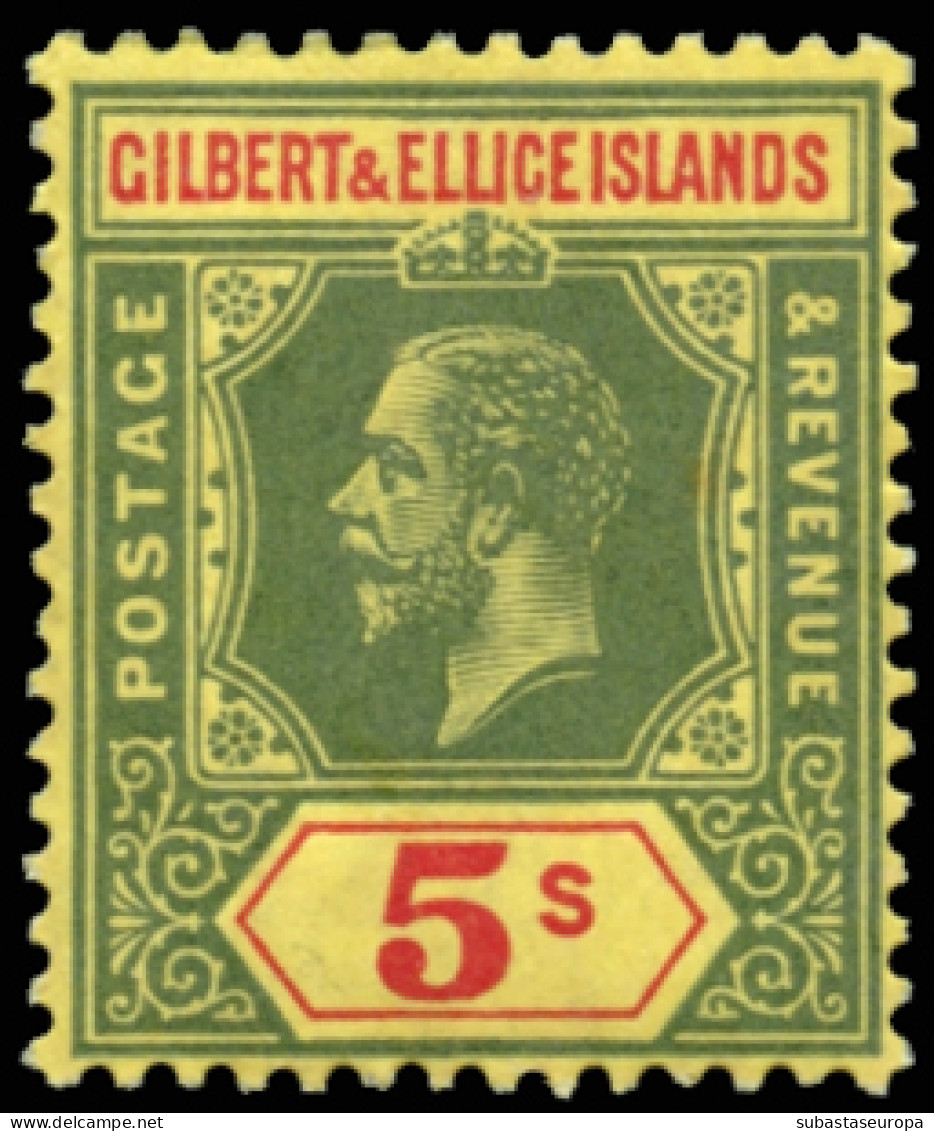 GILBERT. */** 12/23. Serie Corta. Preciosa. Cat. 160 €. - Gilbert & Ellice Islands (...-1979)