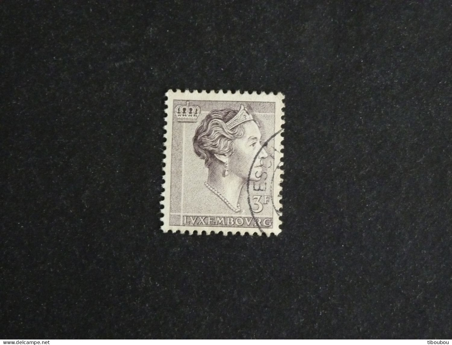 LUXEMBOURG LUXEMBURG YT 585A OBLITERE - GRANDE DUCHESSE CHARLOTTE - Used Stamps