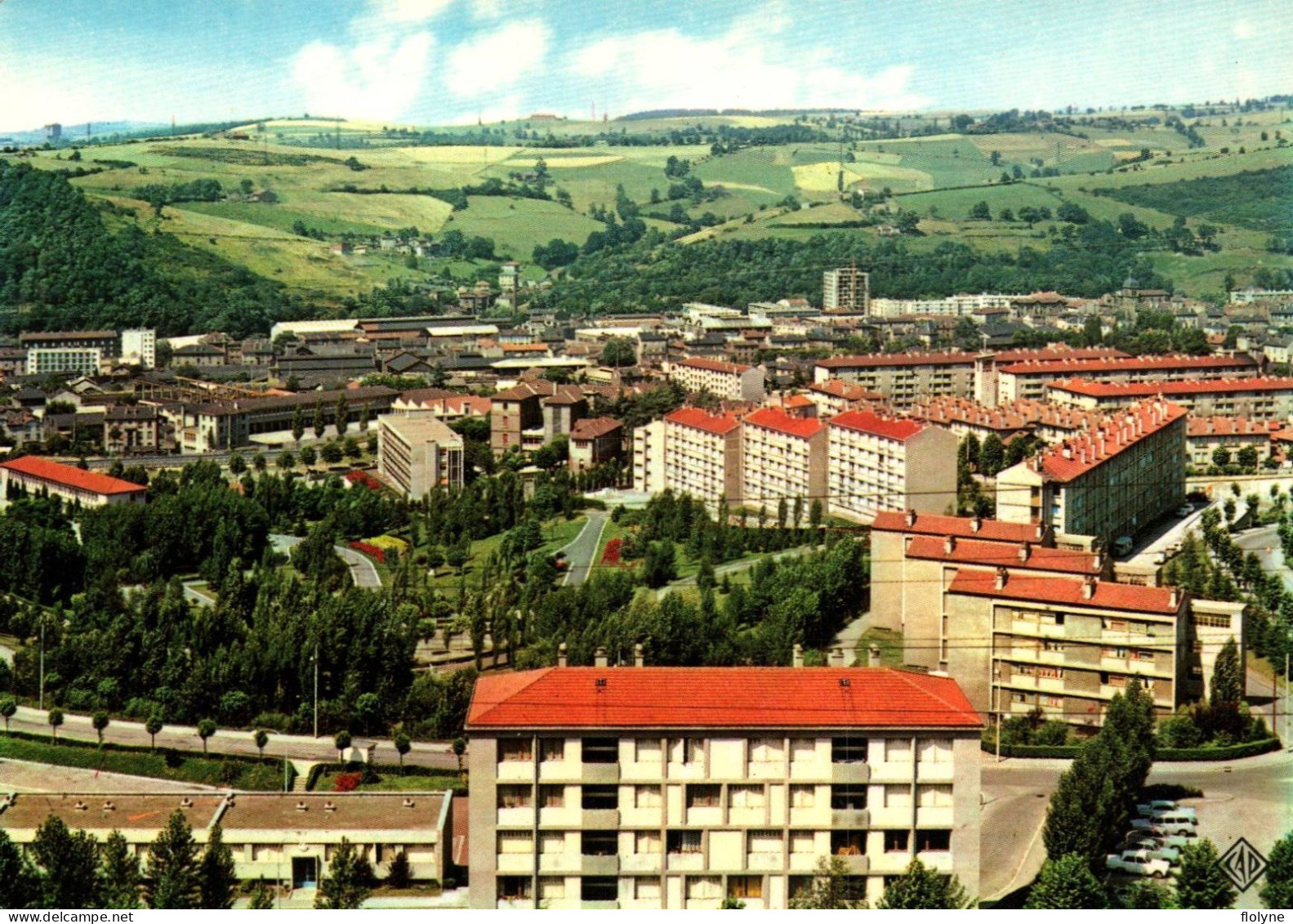 Le Chambon Feugerolles - Vue Générale Du Village - Quartier Cité - Le Chambon Feugerolles