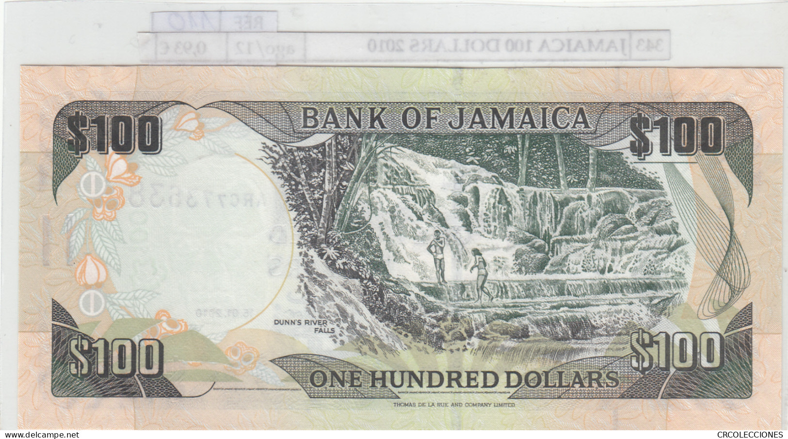 BILLETE JAMAICA 100 DOLARES 2010 P-76c - Other - America