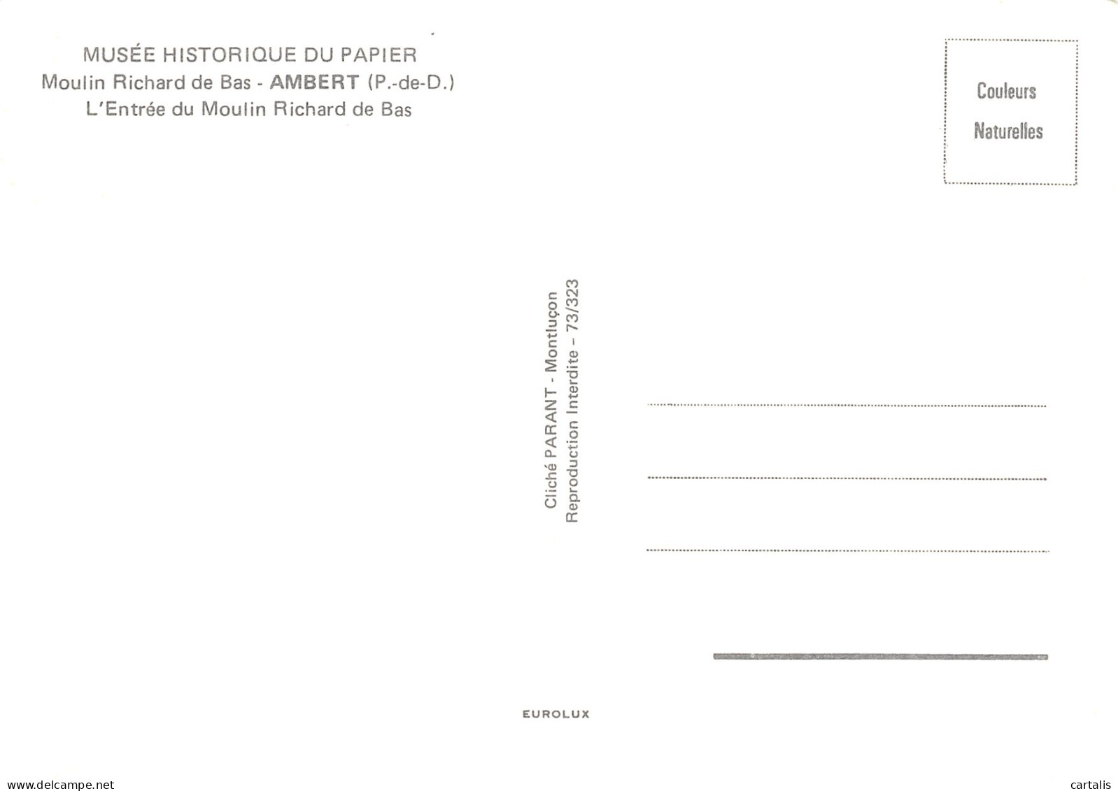 63-AMBERT-N°3780-D/0227 - Ambert