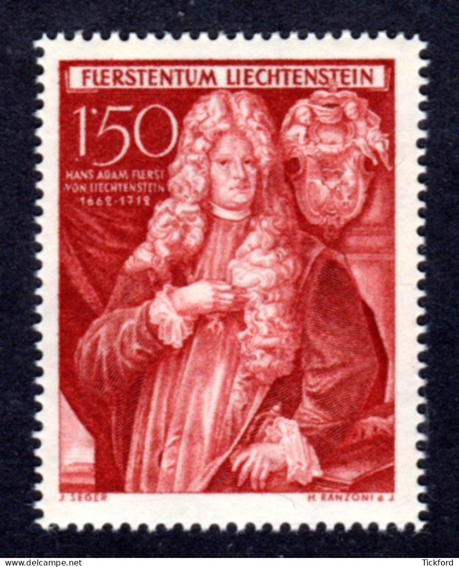 LIECHTENSTEIN 1949 - Yvert N° 245 - NEUF ** LUXE / MNH - Prince Jean-Adam, TB - Ongebruikt