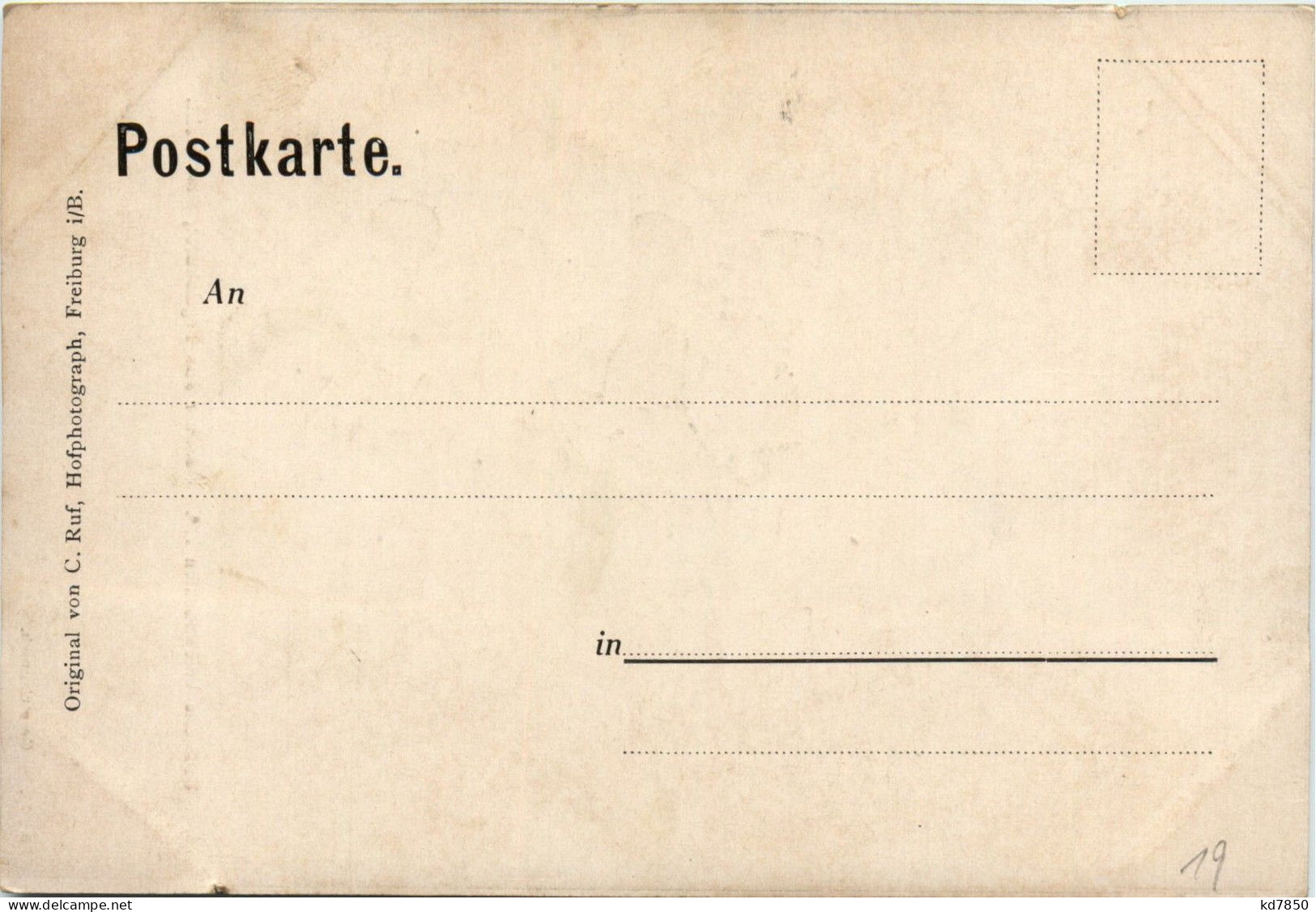 Hanauer Aus Legelshurst Amt Kehl - Badische Volkstrachten - Kehl