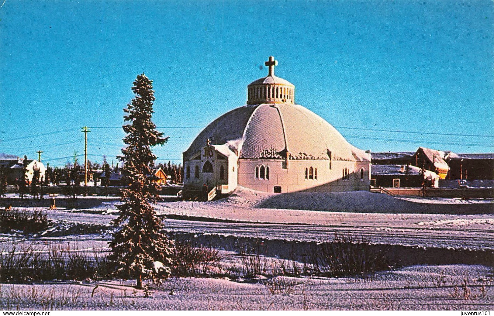 CPSM Igloo Church-Inuvik    L2874 - Andere & Zonder Classificatie