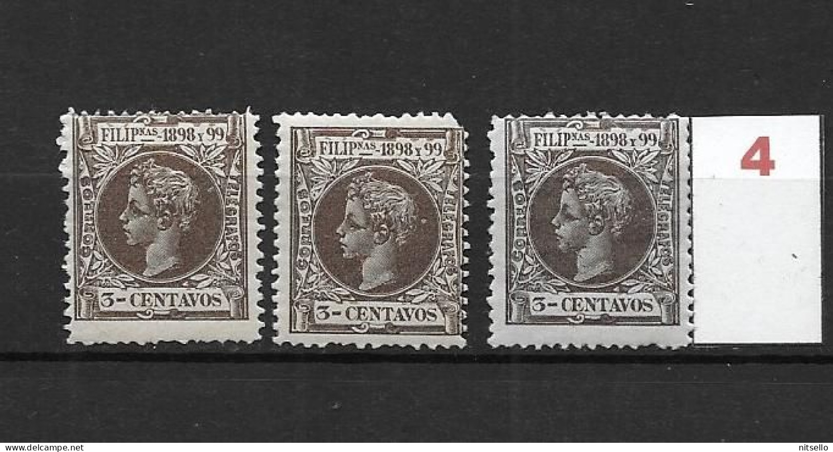 LOTE 2174 D /// (C030) FILIPINAS 1898  EDIFIL Nº:138 **MNH  CASTAÑO       ¡¡¡ OFERTA - LIQUIDATION - JE LIQUIDE !!! - Filippijnen