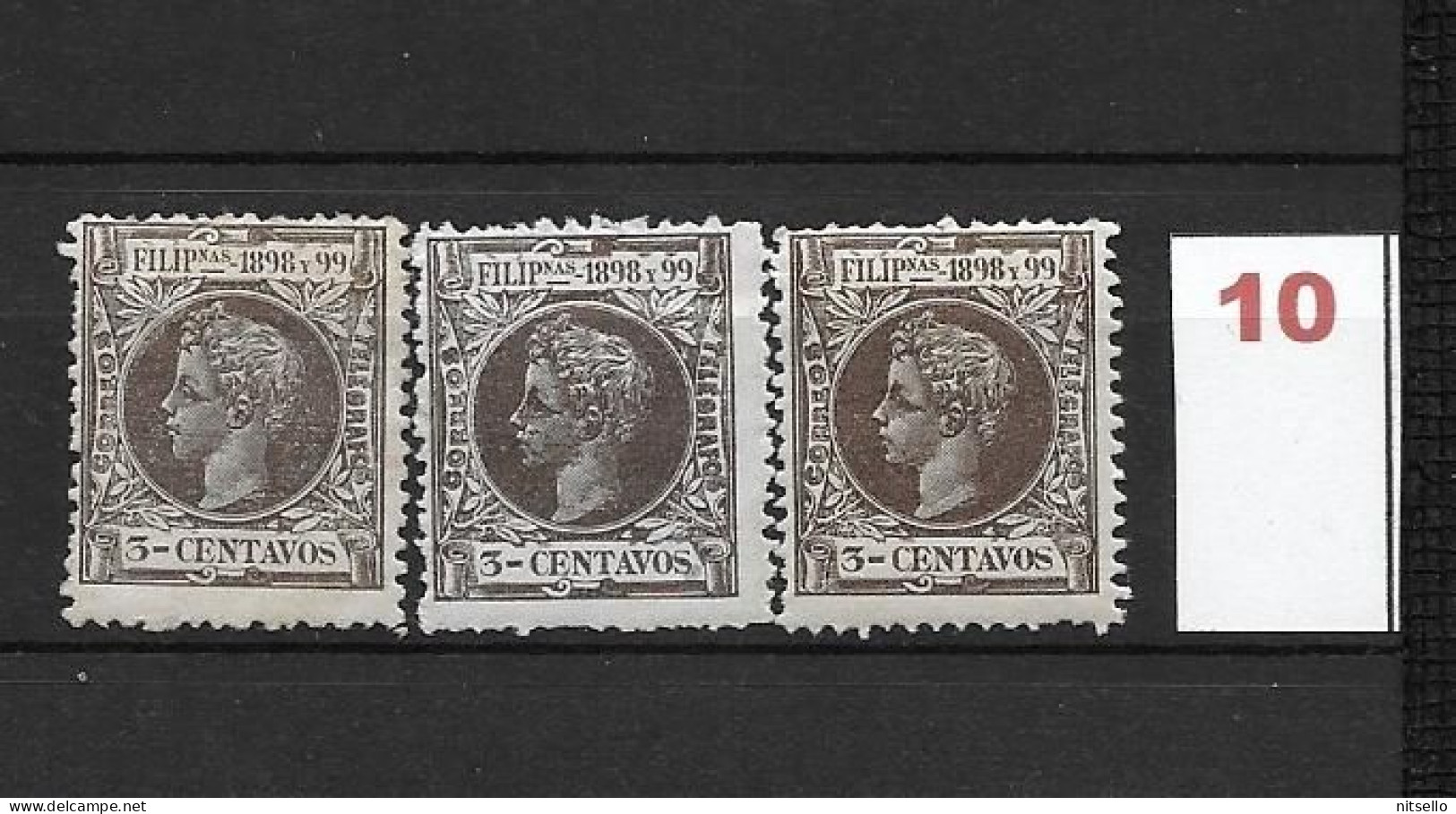 LOTE 2174 D /// (C030) FILIPINAS 1898  EDIFIL Nº:138 *MH  CASTAÑO       ¡¡¡ OFERTA - LIQUIDATION - JE LIQUIDE !!! - Philipines