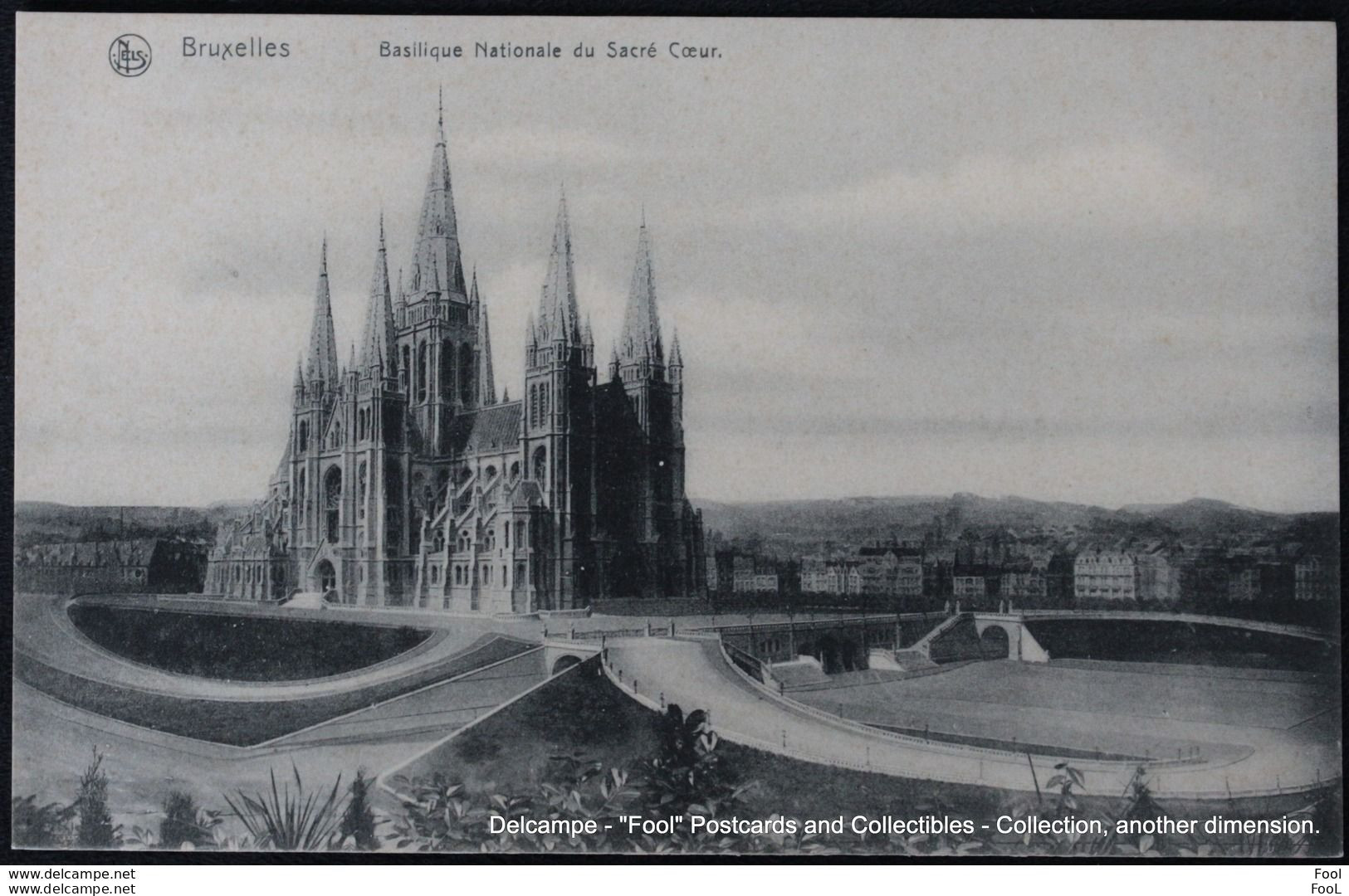 BRUSSEL Heilig Hart Basiliek Panorama BRUXELLES Basilique Du Sacré-cœur Koekelberg BRUSSELS Basilica [5 CARDS] - Koekelberg