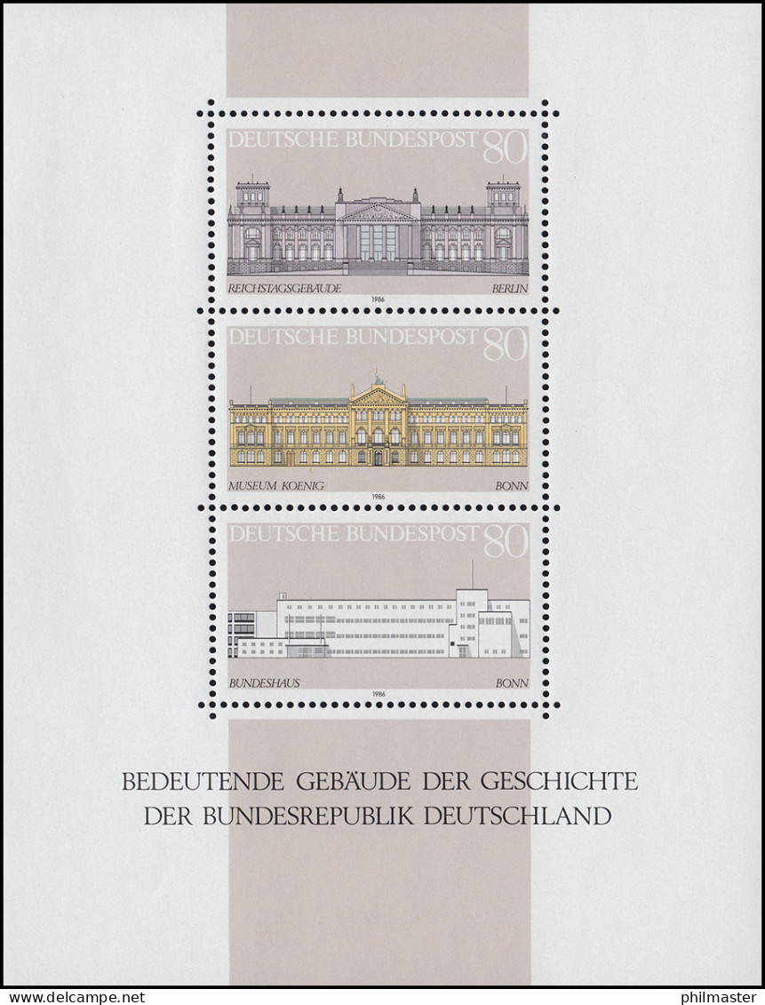1268-1305 Bund-Jahrgang 1986 Komplett Postfrisch ** - Collections Annuelles